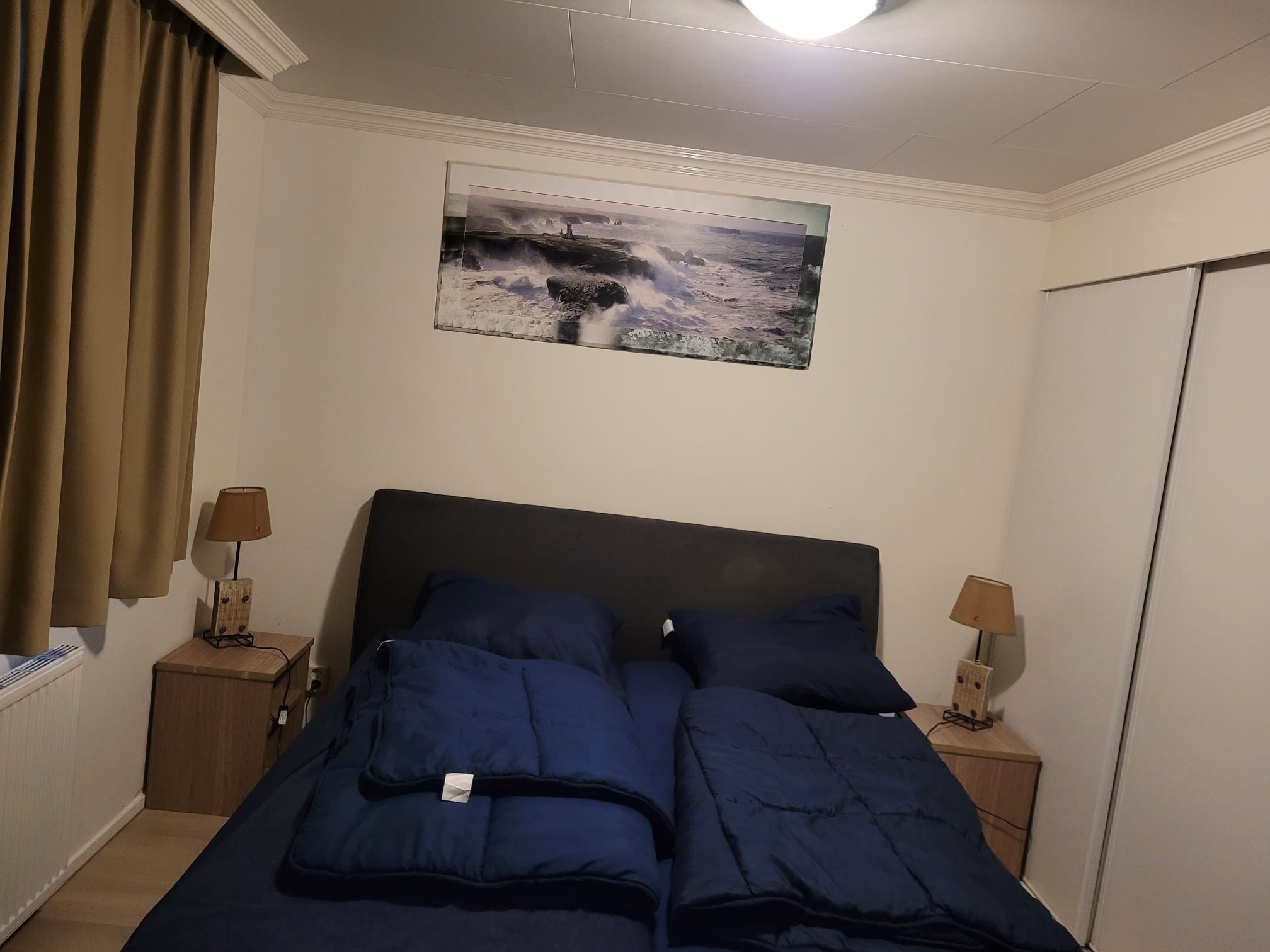 Slaapkamer met tweepersoonsbed